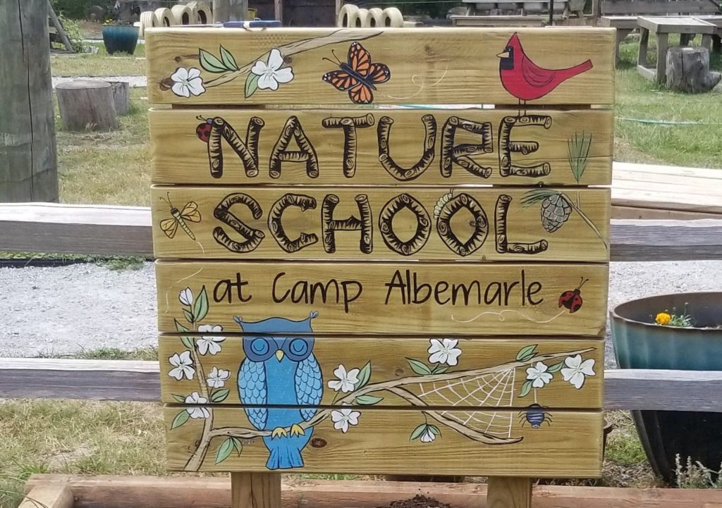 nature school sign